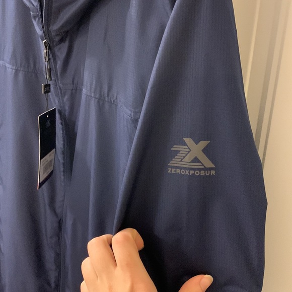 Zeroxposur Hardshell Navy Blue Jacket - Picture 13 of 13